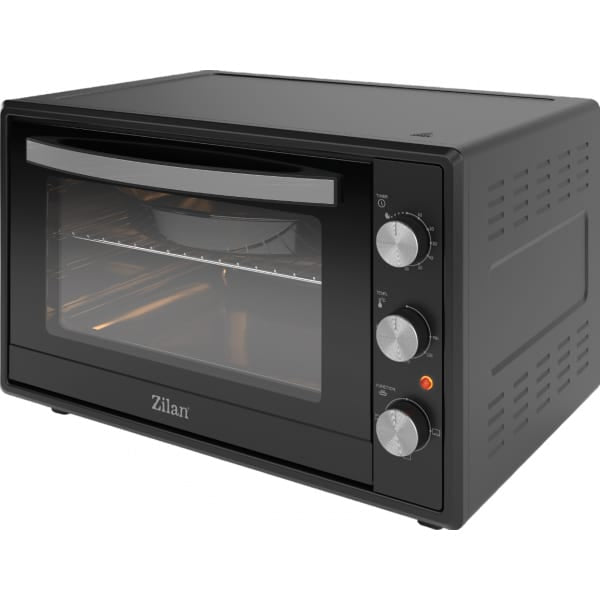 Cuptor electric, putere 2000W, capacitate 65L, 3 trepte de putere, timer, termostat, negru ZILAN / ZLN2433