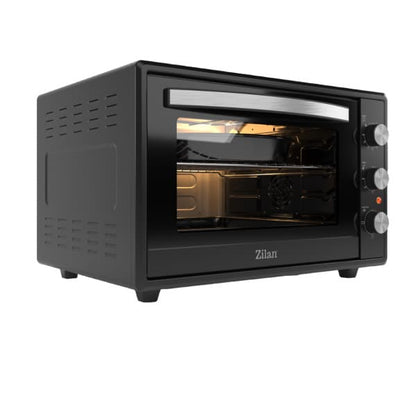 Cuptor electric, putere 2000W, capacitate 65L, 3 trepte de putere, timer, termostat, negru ZILAN / ZLN2433