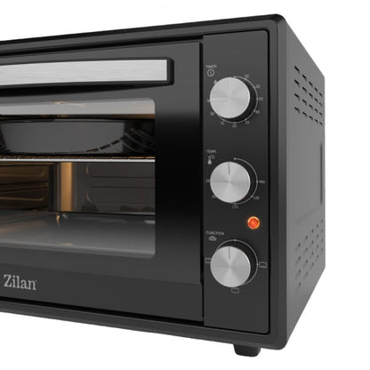 Cuptor electric, putere 2000W, capacitate 65L, 3 trepte de putere, timer, termostat, negru ZILAN / ZLN2433