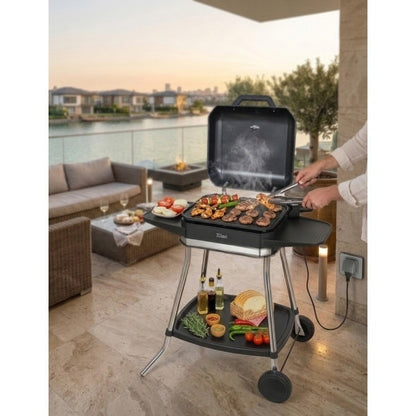 Grătar electric din aluminiu și oțel, putere 3050W, gătire rapidă și uniformă ZILAN / ZLN2502