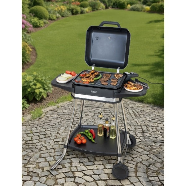 Grătar electric din aluminiu și oțel, putere 3050W, gătire rapidă și uniformă ZILAN / ZLN2502