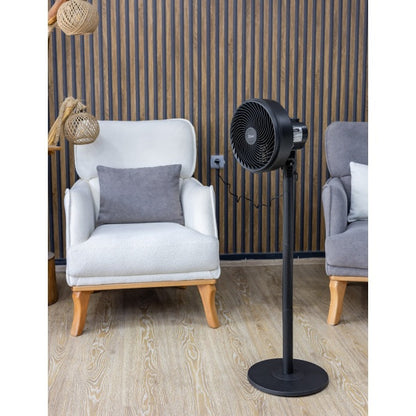 Ventilator cu picior, 3 trepte de viteza, putere 65W, diametru grilaj 27cm, inaltime reglabila, recipient parfum ZILAN / ZLN2556