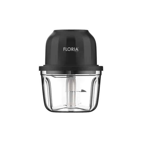 Tocator reîncărcabil pentru legume și fructe (Mini Chopper), cu o capacitate de 350 ml, baterie de 1200 mAh și putere de 5V/30W FLORIA / ZLN2655