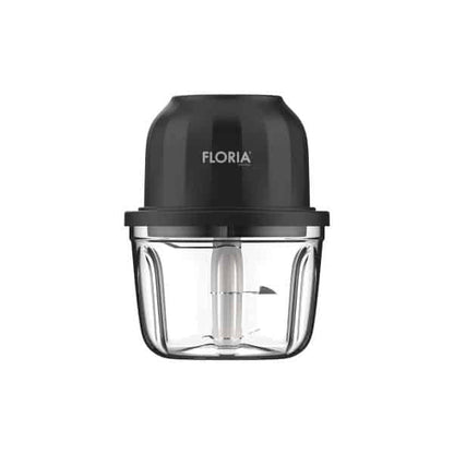 Tocator reîncărcabil pentru legume și fructe (Mini Chopper), cu o capacitate de 350 ml, baterie de 1200 mAh și putere de 5V/30W FLORIA / ZLN2655