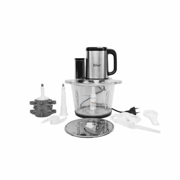 Tocator digital multifuncțional pentru legume și fructe, vas din sticlă de 3L, 4 programe presetate, lame din titan, putere 500W ZILAN / ZLN2767