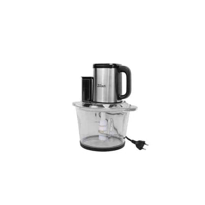 Tocator digital multifuncțional pentru legume și fructe, vas din sticlă de 3L, 4 programe presetate, lame din titan, putere 500W ZILAN / ZLN2767