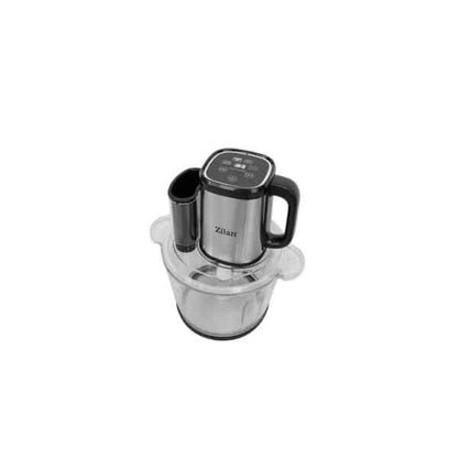 Tocator digital multifuncțional pentru legume și fructe, vas din sticlă de 3L, 4 programe presetate, lame din titan, putere 500W ZILAN / ZLN2767