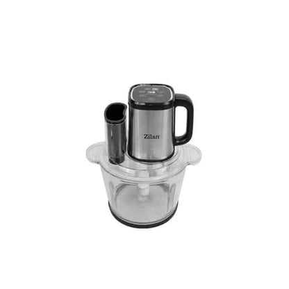 Tocator digital multifuncțional pentru legume și fructe, vas din sticlă de 3L, 4 programe presetate, lame din titan, putere 500W ZILAN / ZLN2767