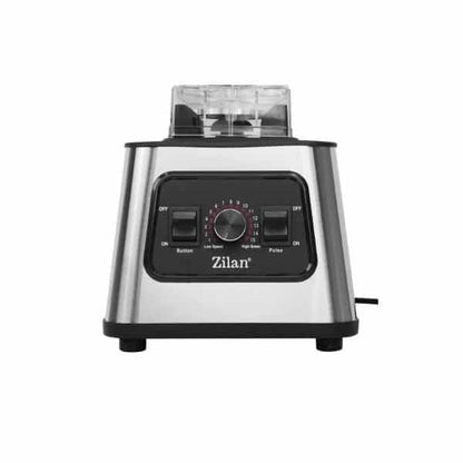 Blender profesional din inox, vas sticlă 2L, 15 viteze + Pulse, 1100 W ZILAN / ZLN2785