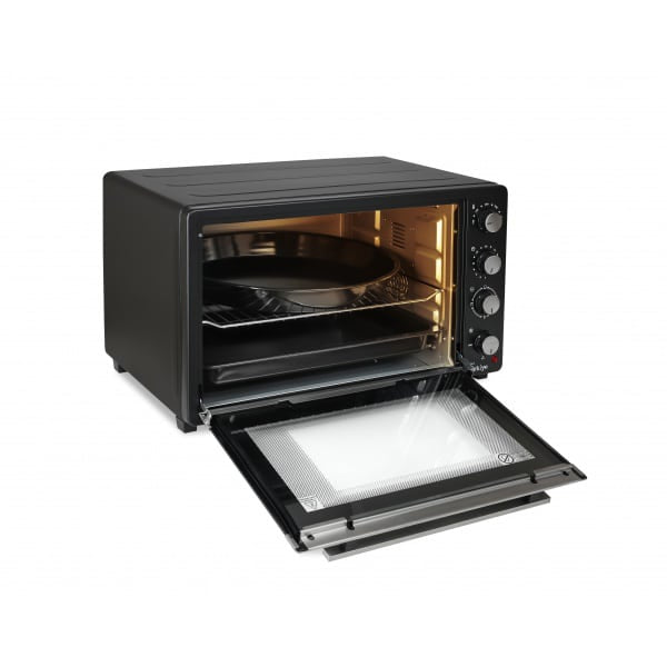 Cuptor electric cu ventilator, putere 2500W, capacitate 80L, 250°C, termostat reglabil, timer, geam dublu ZILAN / ZLN3480