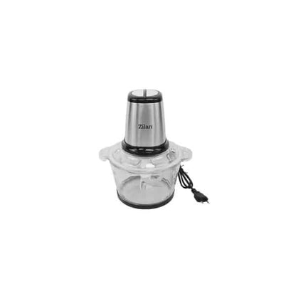 Tocator legume și fructe din inox, vas sticlă 2L, 2 viteze + Pulse, 400 W ZILAN / ZLN3898