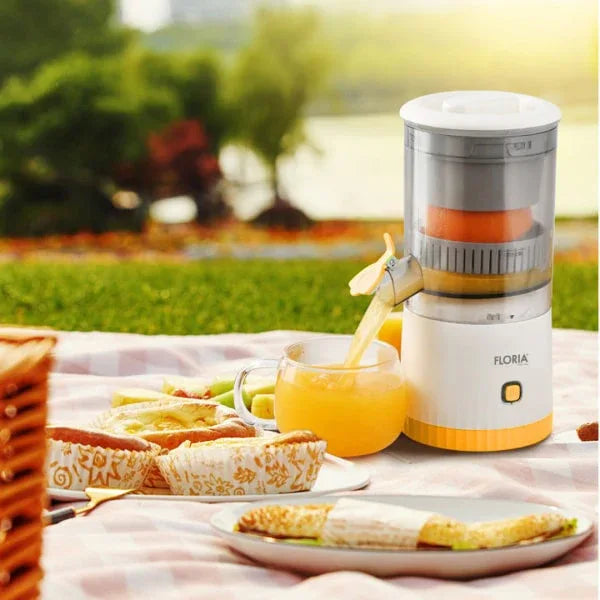 Storcător fructe portabil USB wireless, capacitate 600 ml pentru smoothie-uri și sucuri fresh FLORIA / ZLN4079