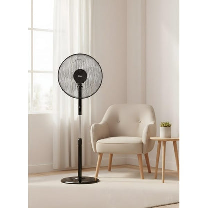 Ventilator cu picior,  putere 48W, 3 trepte viteză, diametru 43 cm, negru ZILAN / ZLN4642