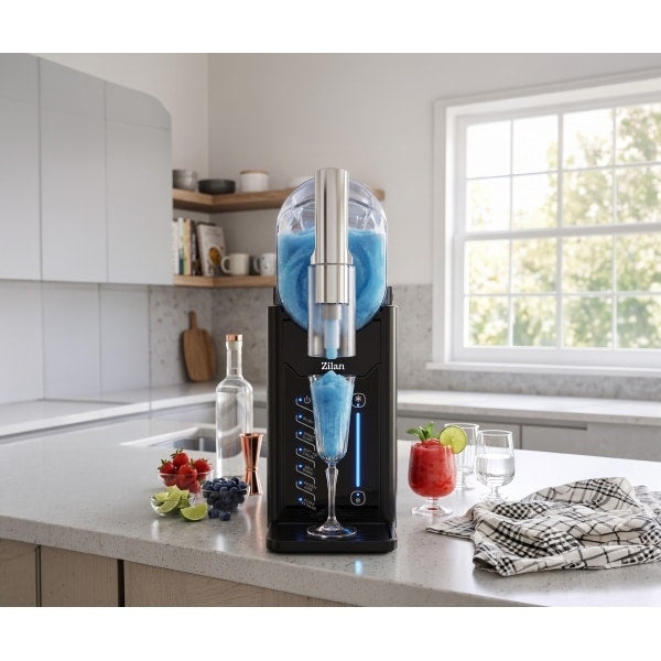 Aparat pentru facut suc cu gheata, capacitate 2L, putere 200W, 5 moduri de preparare ZILAN / ZLN4819
