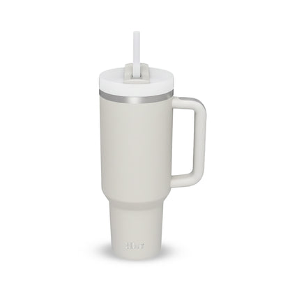 Cană termos cu pai, capacitate 1.2L, Beige Zilan / ZLN5183