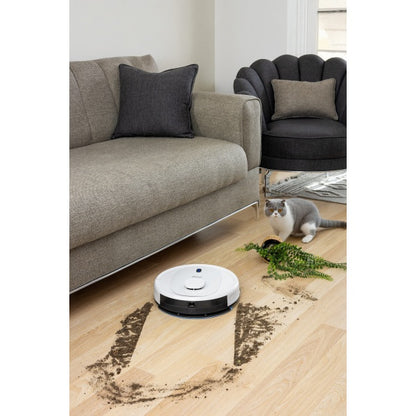 Aspirator robot, putere aspirare 2700pa, 3nivele de putere, baterie 3200mAh, conectare Wi-fi, alb ZILAN / ZLN5400