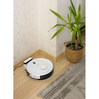 Aspirator robot, putere aspirare 2700pa, 3nivele de putere, baterie 3200mAh, conectare Wi-fi, alb ZILAN / ZLN5400