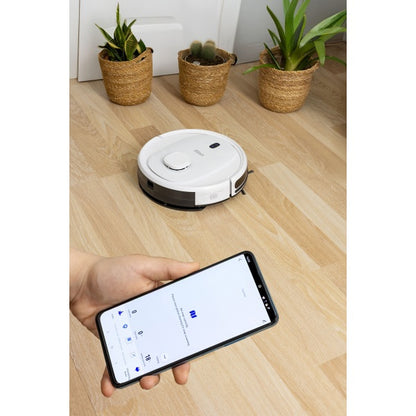 Aspirator robot, putere aspirare 2700pa, 3nivele de putere, baterie 3200mAh, conectare Wi-fi, alb ZILAN / ZLN5400