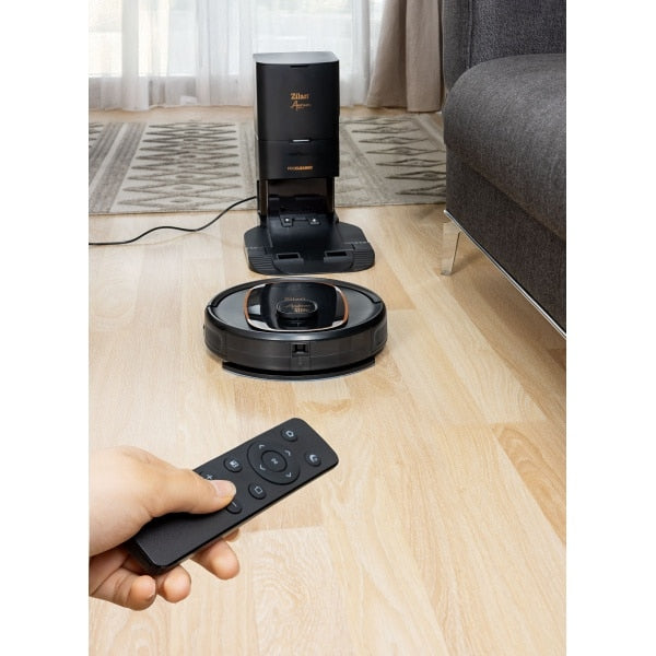 Aspirator robot Aurum, cu statie de colectare praf, putere 600W, 3 trepte putere, baterie 3200mAh ZILAN / ZLN5500