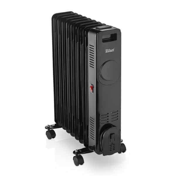 Calorifer electric cu 9 elementi, putere 2000W, termostat reglabil, indicator LED ZILAN / ZLN8416