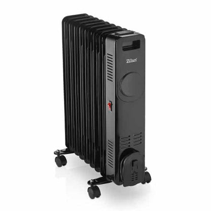 Calorifer electric cu 9 elementi, putere 2000W, termostat reglabil, indicator LED ZILAN / ZLN8416