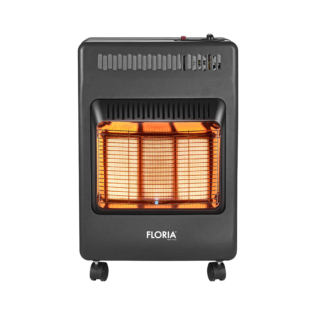 Sobă pe gaz, putere 4200 W, 3 plăci ceramice, aprindere piezoelectrică, demontată, FLORIA / ZLN8455
