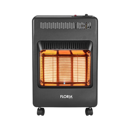 Sobă pe gaz, putere 4200 W, 3 plăci ceramice, aprindere piezoelectrică, demontată, FLORIA / ZLN8455