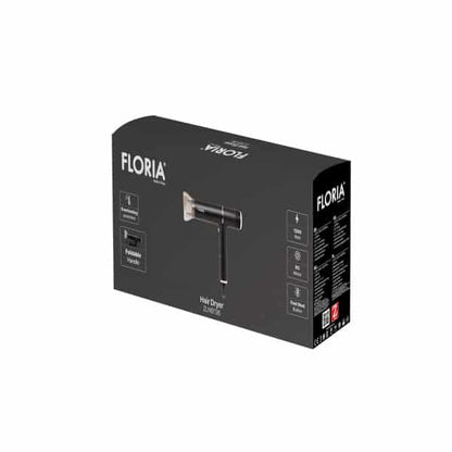 Uscator de par, putere 1200W, 3 trepte de viteza, functie suflare aer rece, FLORIA / ZLN9136