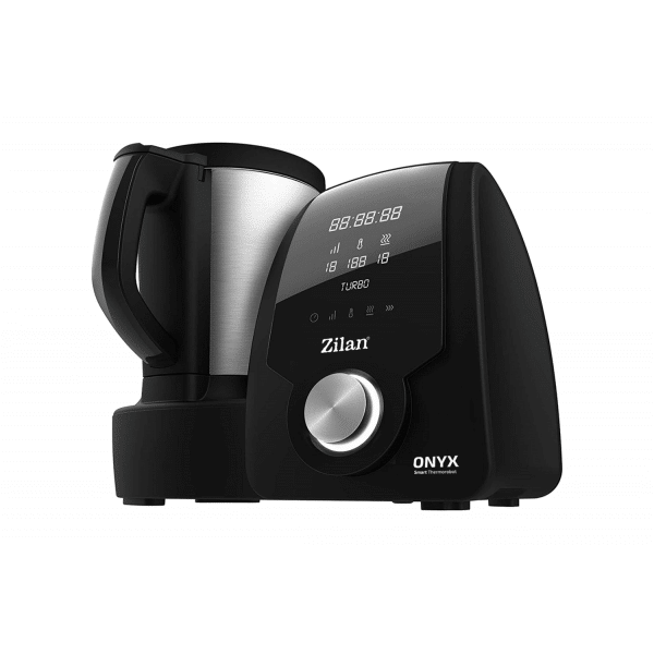 Robot de bucatarie multifunctional thermorobot, putere 1700W, capacitate 3.3L, 30 functii, aplicatie mobil, afisaj digital LED, ZILAN ONYX / ZLN9334