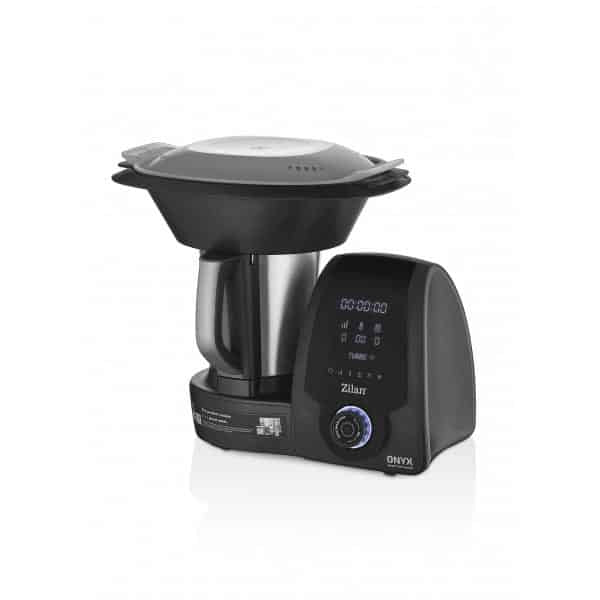 Robot de bucatarie multifunctional thermorobot, putere 1700W, capacitate 3.3L, 30 functii, aplicatie mobil, afisaj digital LED, ZILAN ONYX / ZLN9334