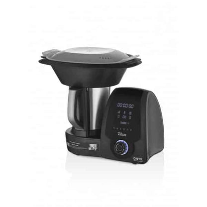 Robot de bucatarie multifunctional thermorobot, putere 1700W, capacitate 3.3L, 30 functii, aplicatie mobil, afisaj digital LED, ZILAN ONYX / ZLN9334