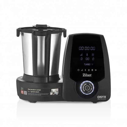 Robot de bucatarie multifunctional thermorobot, putere 1700W, capacitate 3.3L, 30 functii, aplicatie mobil, afisaj digital LED, ZILAN ONYX / ZLN9334