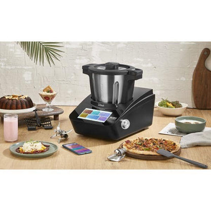 Robot de bucatarie multifunctional thermorobot, putere 1700W, capacitate 4.7L, 18 functii, aplicatie mobil, touchscreen, ZILAN RUBY / ZLN9341