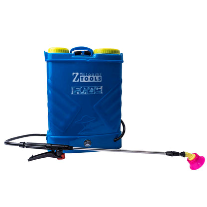 Pachet pompa de stropit cu acumulator, 16l (ZTS 4663) plus pulverizator atomizor (ZTS 5573) / EXT 6792