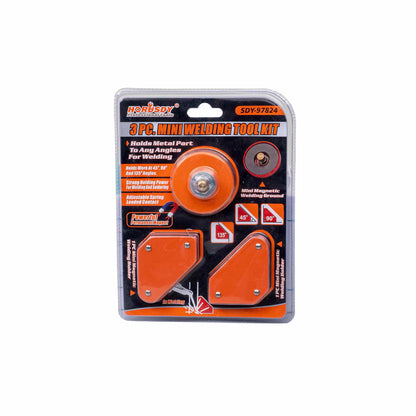 Set 3 magneti pentru sudura, unghi de 45, 90 si 135, Z-TOOLS / ZTS 5362