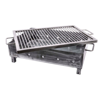 Gratar metalic pe carbuni cu sita din inox 50x35mm / ZTS 5485