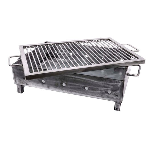 Gratar metalic pe carbuni cu sita din inox 50x35mm / ZTS 5485