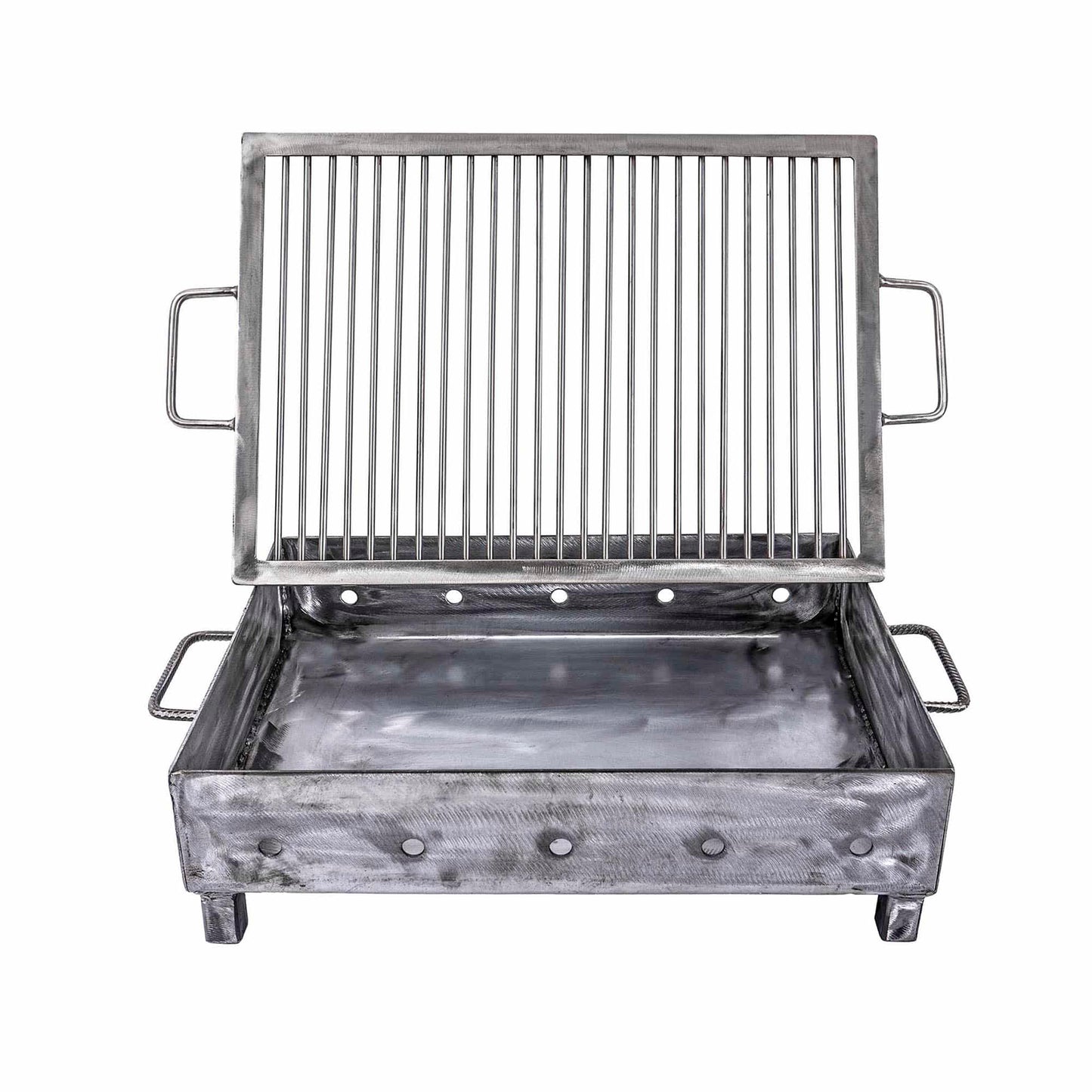 Gratar metalic pe carbuni cu sita din inox 50x35mm / ZTS 5485