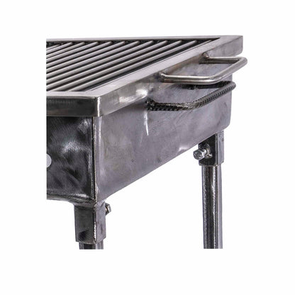 Gratar metalic pe carbuni cu sita din inox 50x35mm / ZTS 5485