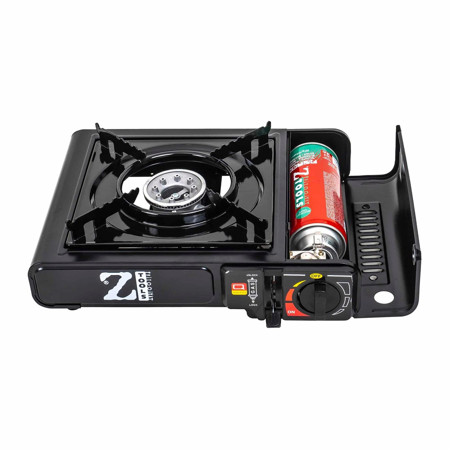 Aragaz camping, aprindere automata, butelie spray, negru, AD-1 / ZTS5518 - 221.ro