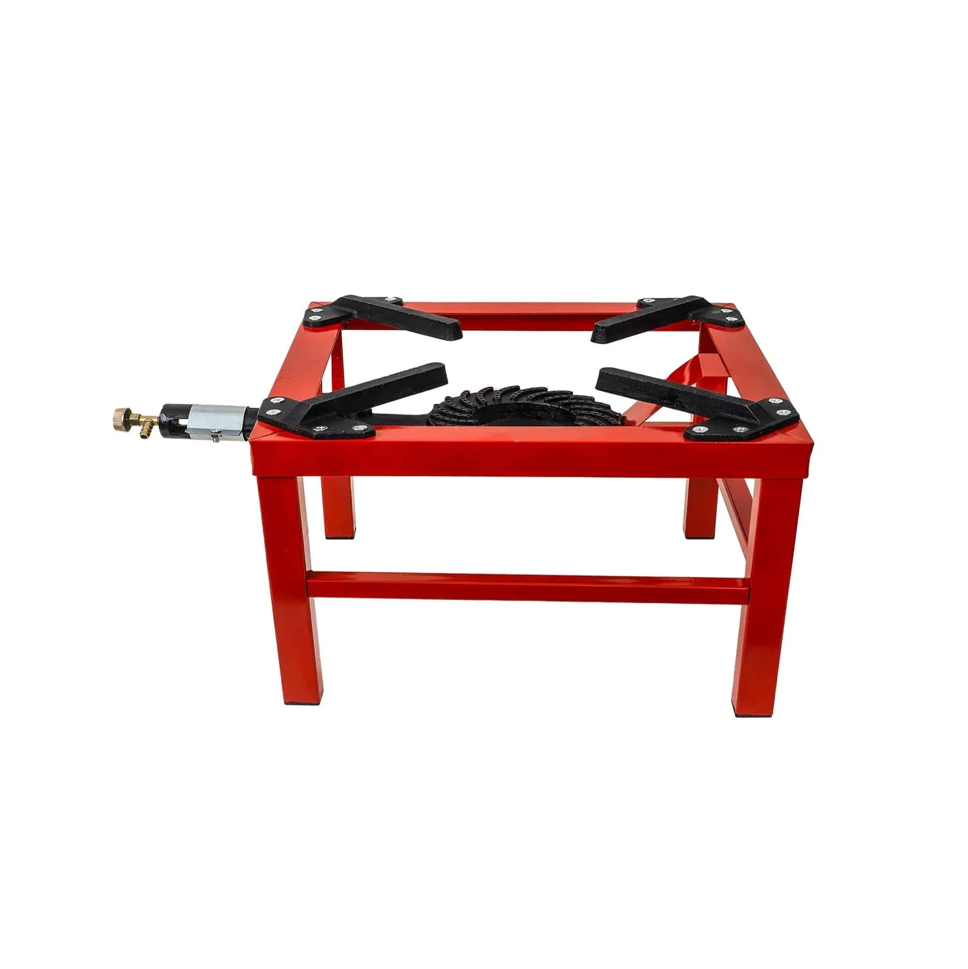 Pirostrie pe gaz cu un foc de exterior, portabila, material fonta si otel, 38.5x38.5x23 cm / ZTS 5560 - 221.ro