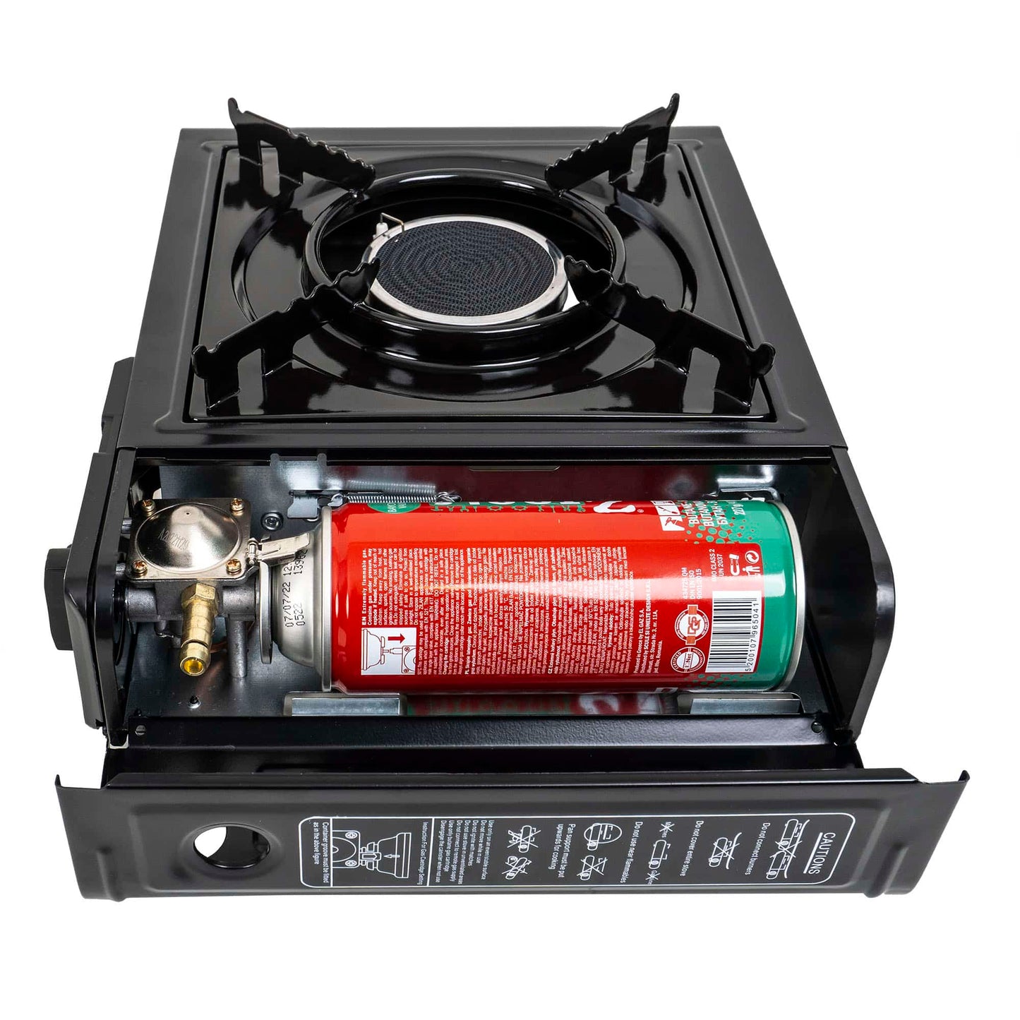 Aragaz camping, Z-TOOLS aprindere automata, dubla alimentare butelie spray sau gaz, flacara antivant / ZTS 5576