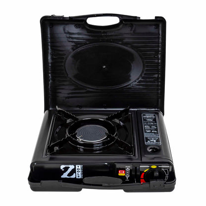 Aragaz camping, Z-TOOLS aprindere automata, dubla alimentare butelie spray sau gaz, flacara antivant / ZTS 5576