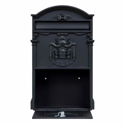 Cutie postala metalica pentru exterior, 410x260x90mm, negru / ZTS 5577_N