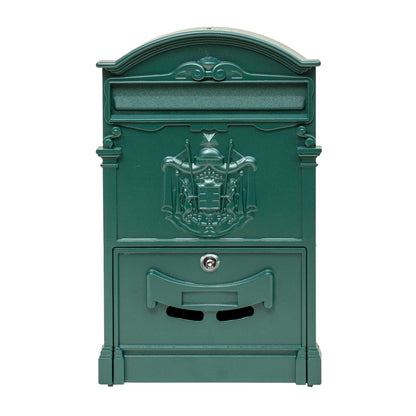 Cutie postala metalica pentru exterior, 410x260x90mm, verde Z-TOOLS / ZTS 5579_V