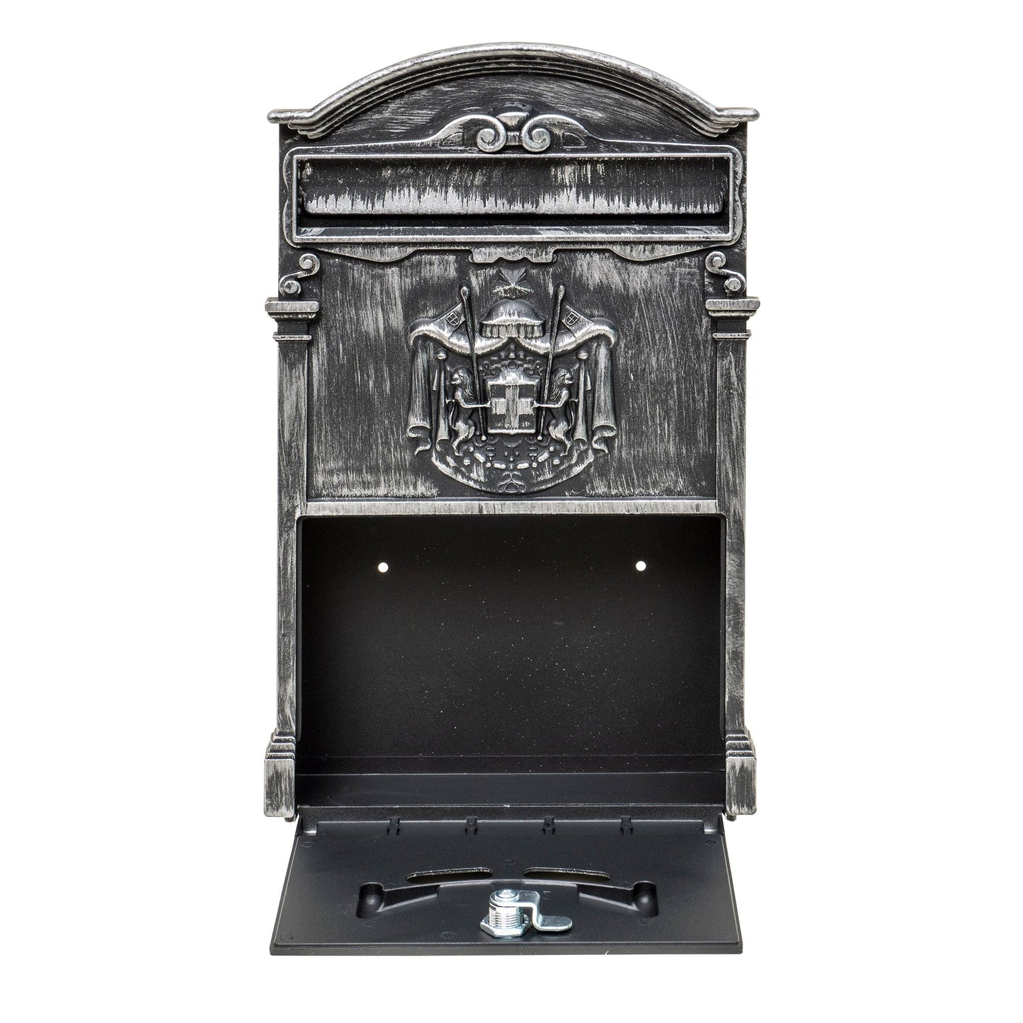 Cutie postala metalica pentru exterior, 410x260x90mm, argintiu / ZTS 5581_AG