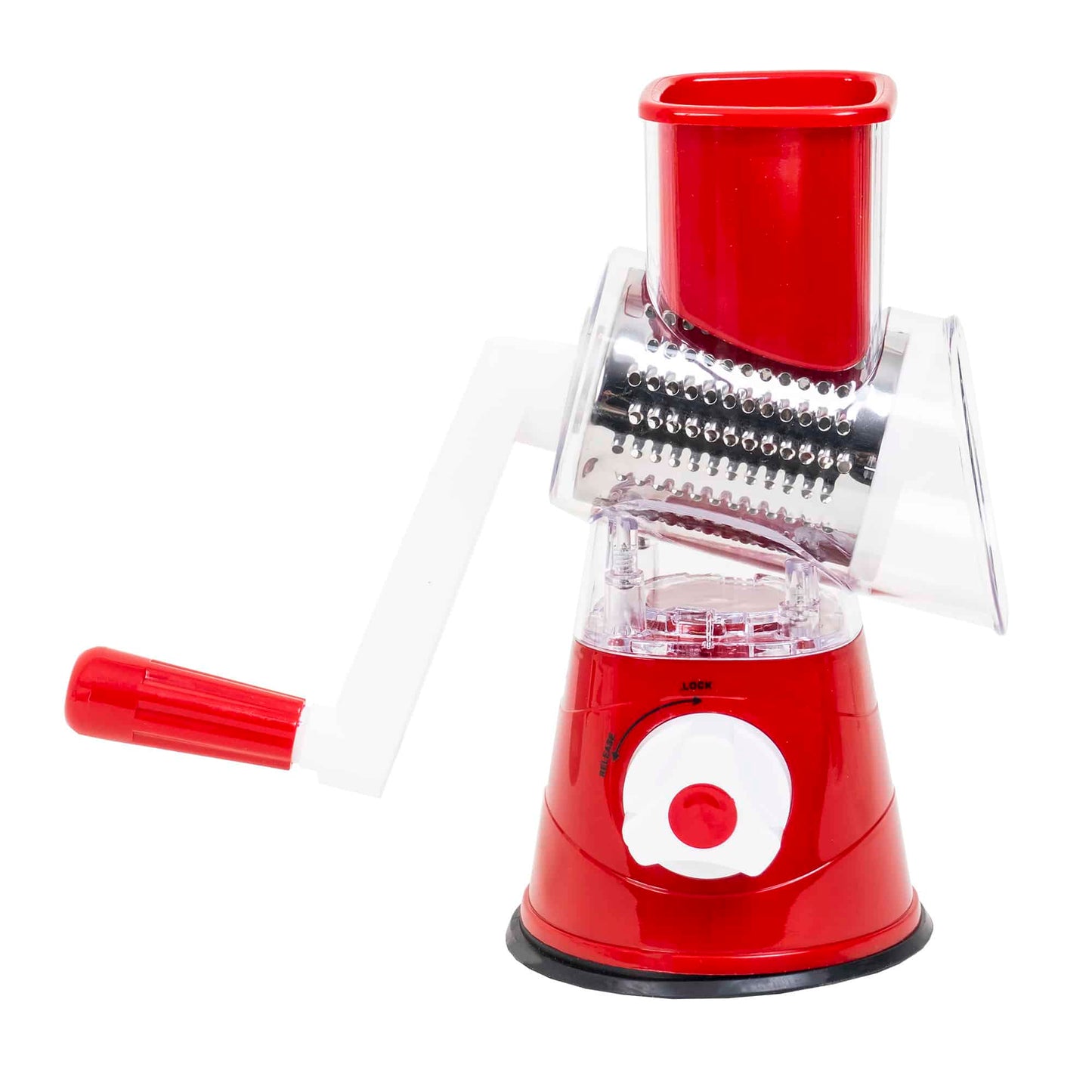 Razatoare manuala cu manivela pentru fructe si legume, 3 lame interschimbabile / ZTS 5673