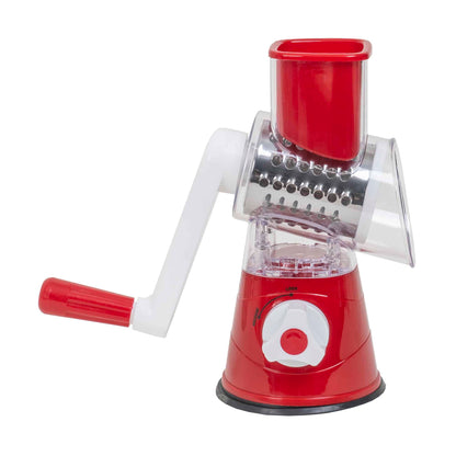 Razatoare manuala cu manivela pentru fructe si legume, 3 lame interschimbabile / ZTS 5673