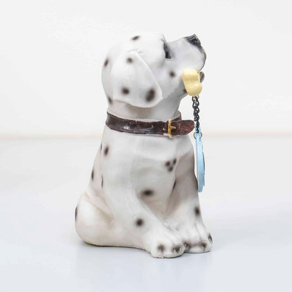 Decoratiune pentru gradina, din rasina, model catel, inaltime 19cm / ZTS 8011