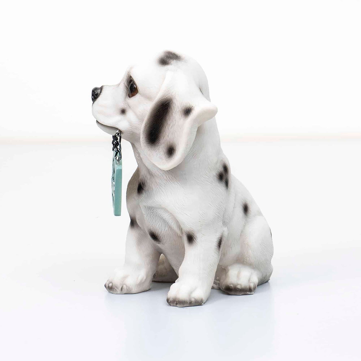 Decoratiune pentru gradina, din rasina, model catel, inaltime 16cm / ZTS 8017